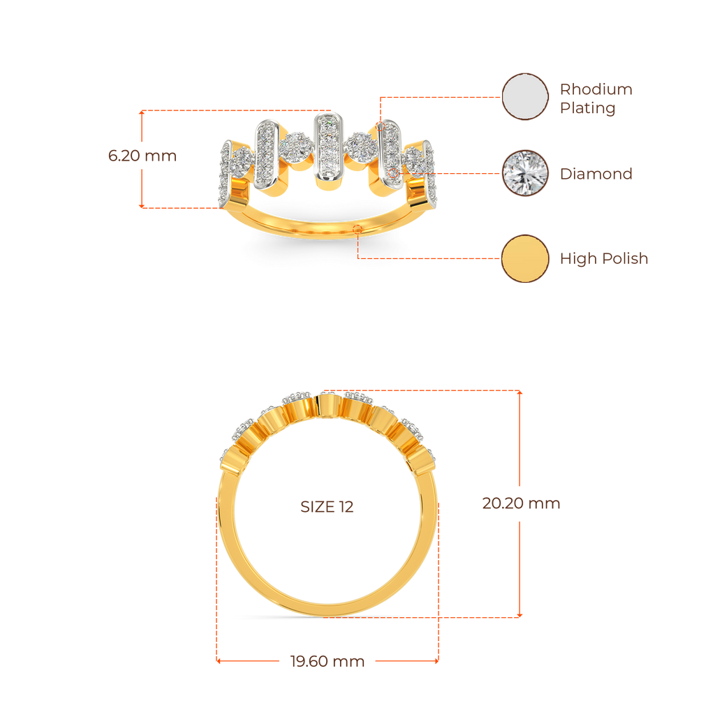 Double Dash Diamond Rings