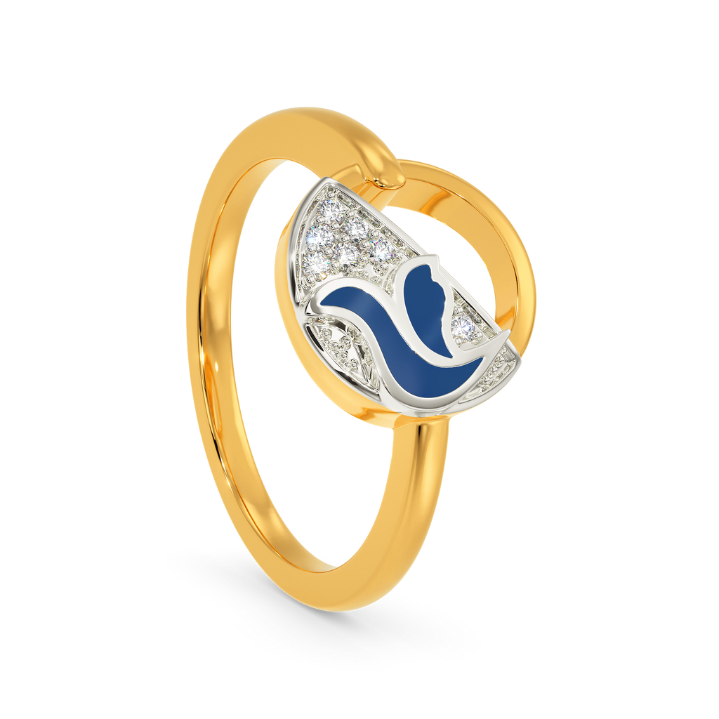 Fancy In Blue Diamond Rings
