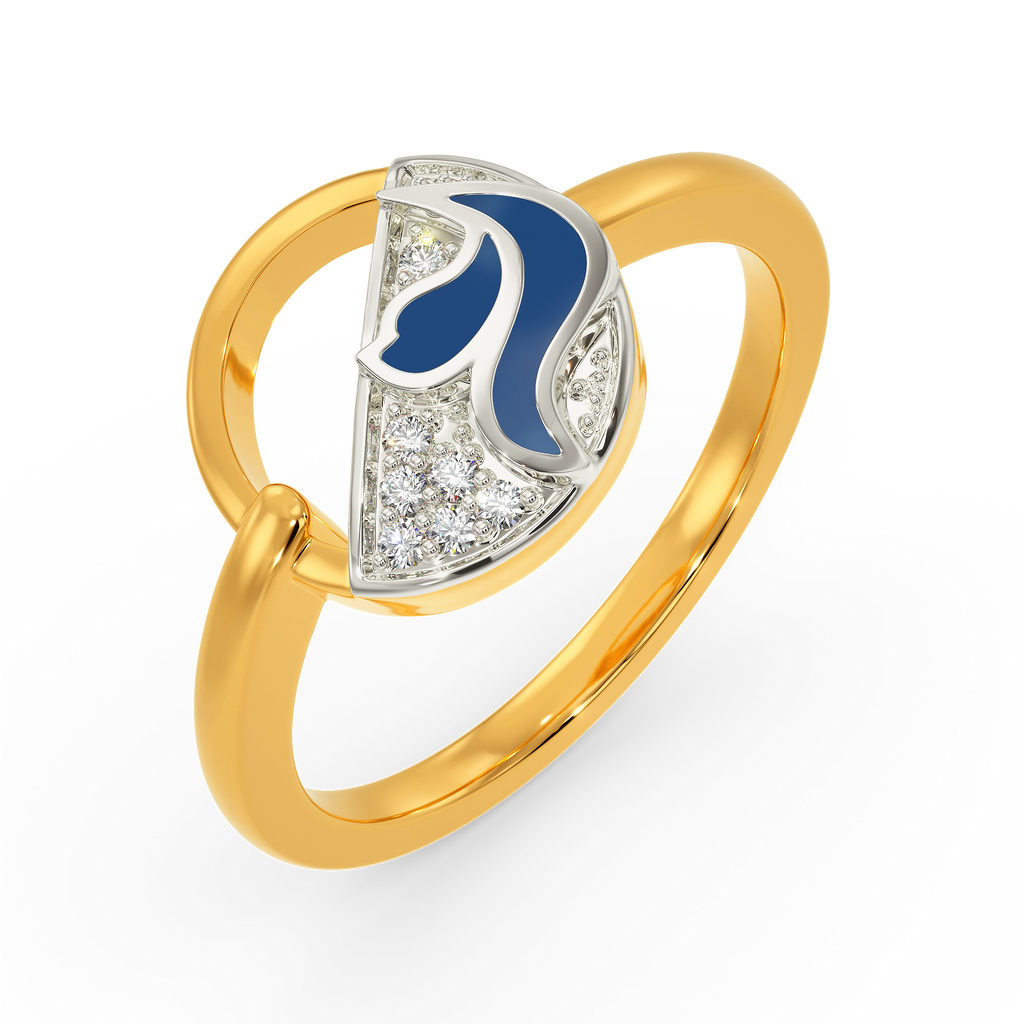 Fancy In Blue Diamond Rings