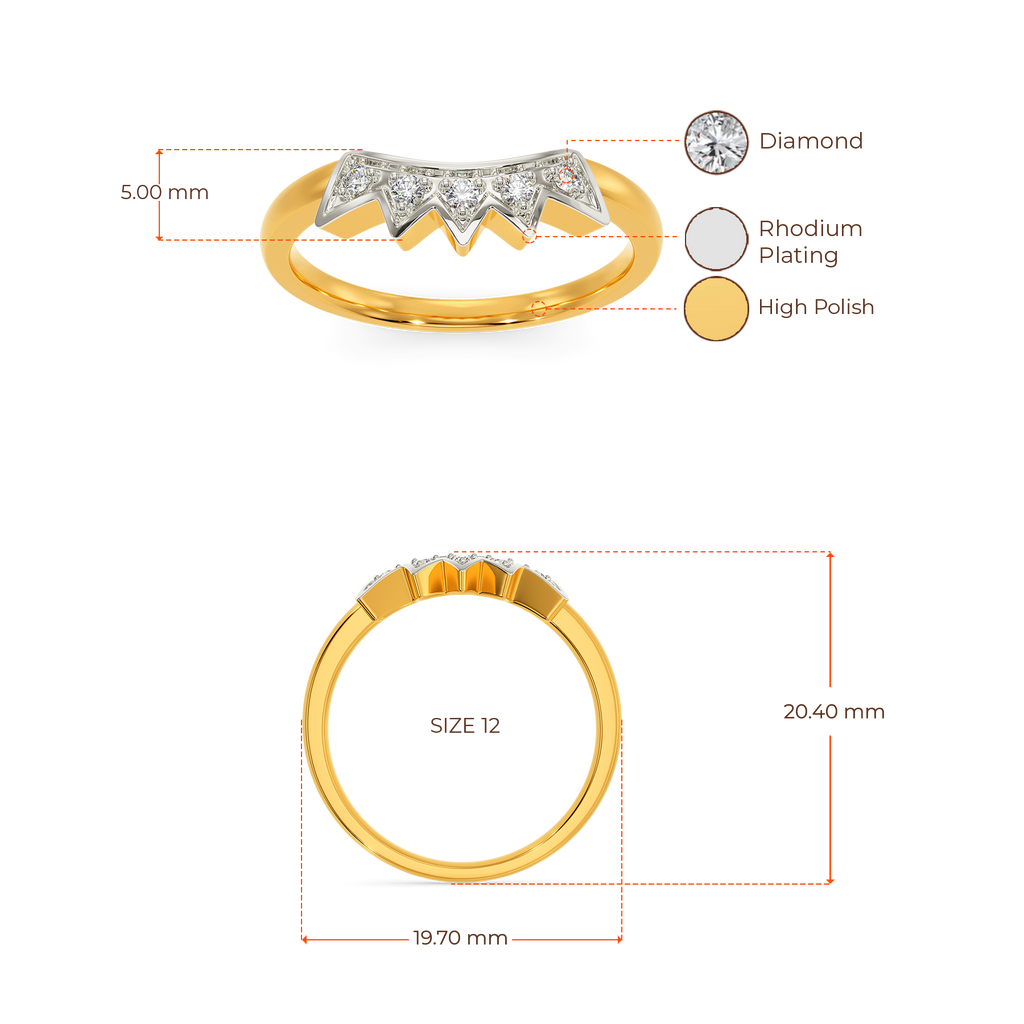 Rom Pom Diamond Rings