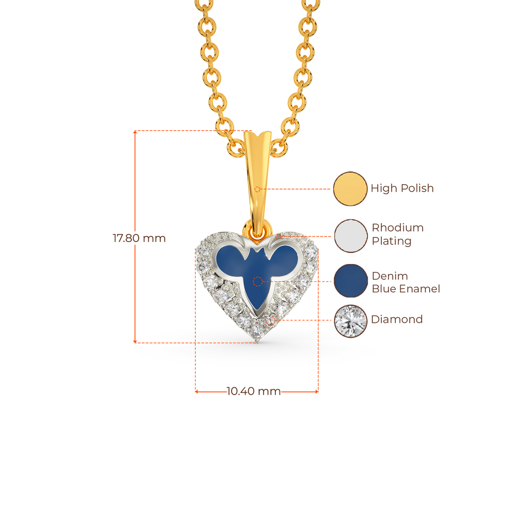 Queen Of Club Diamond Pendants