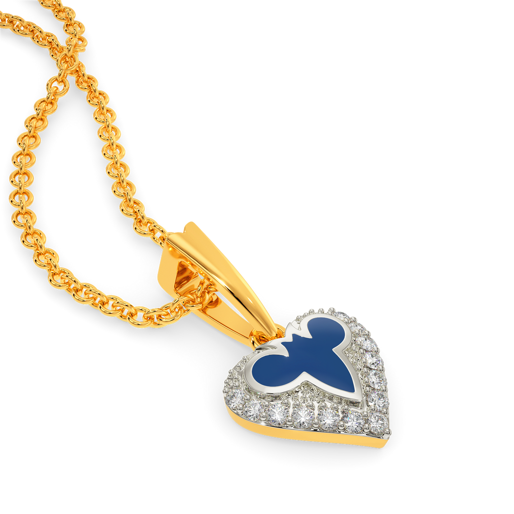 Queen Of Club Diamond Pendants