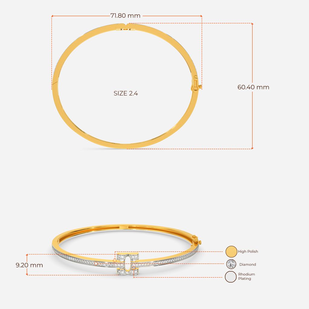 Starry Delight Diamond Bangles
