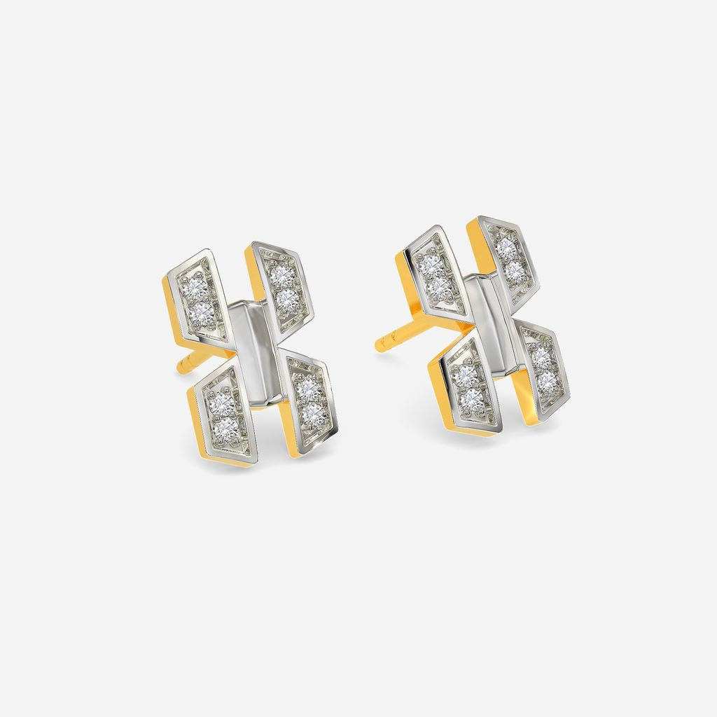 So Very Surrealistic Diamond Earrings