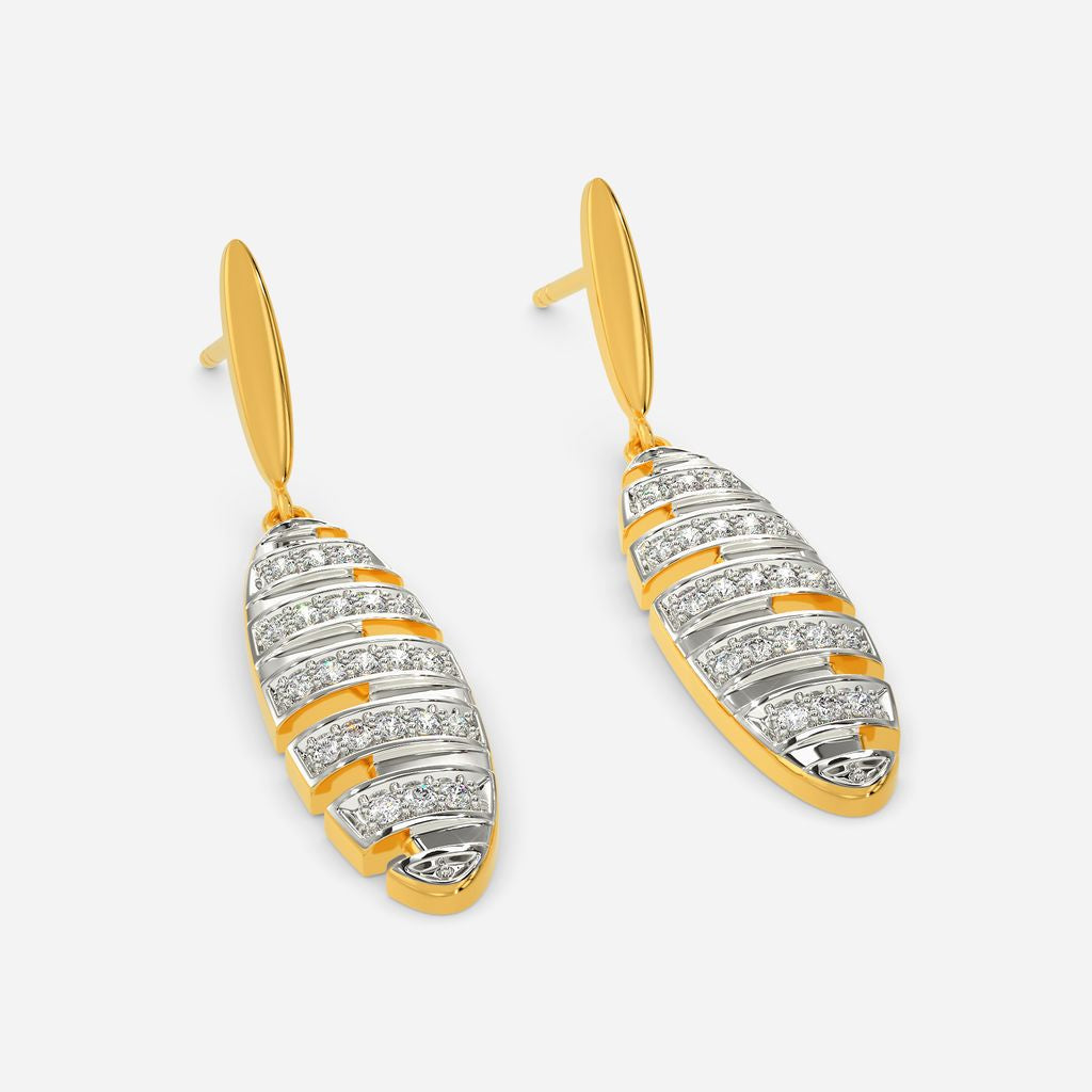 In The Ovoid Diamond Earrings