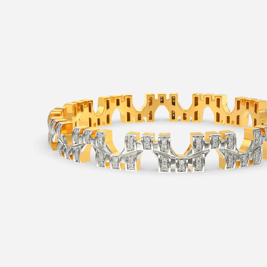 In The Ovoid Diamond Bangles