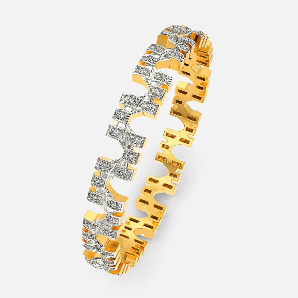 In The Ovoid Diamond Bangles