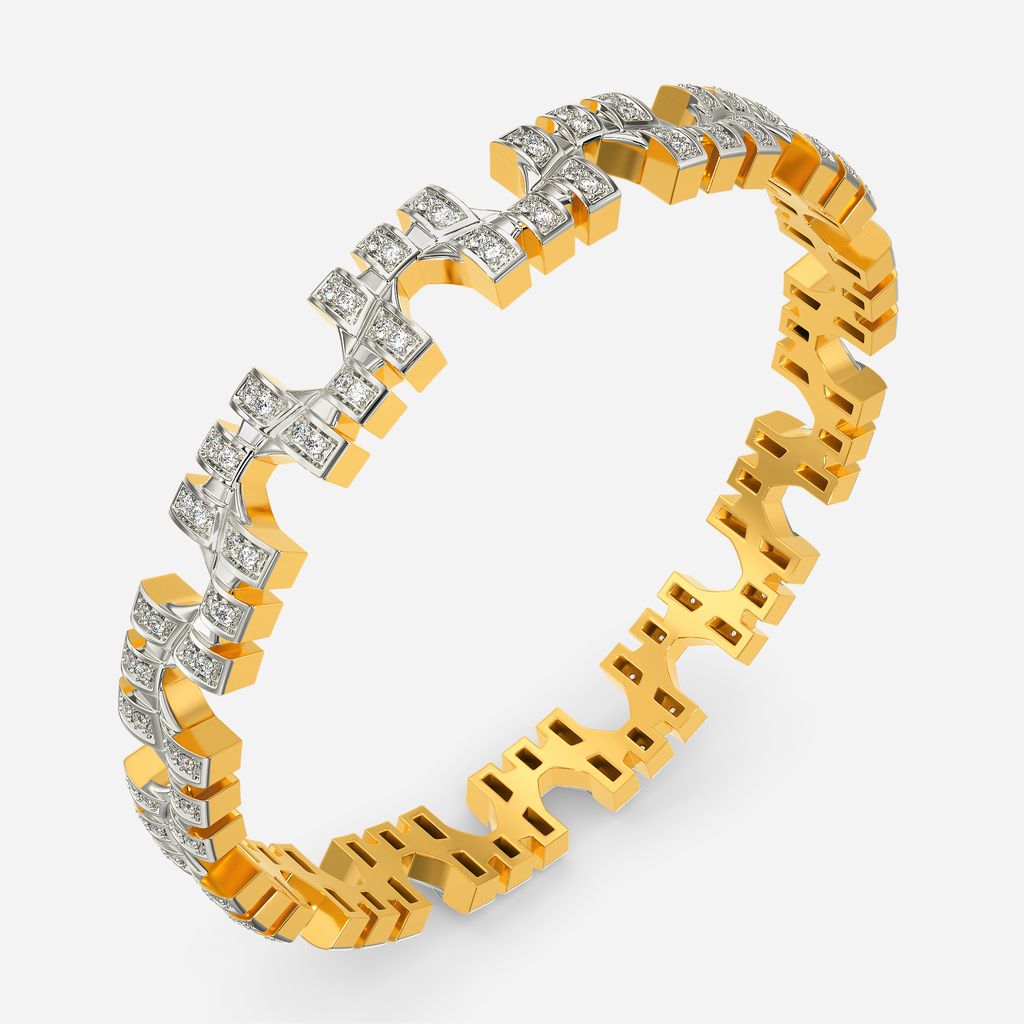 In The Ovoid Diamond Bangles