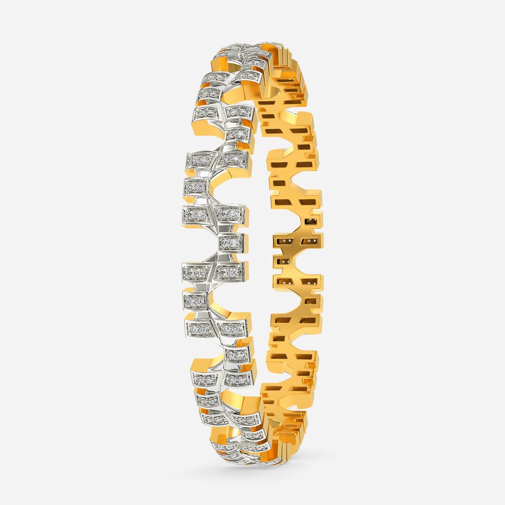 In The Ovoid Diamond Bangles