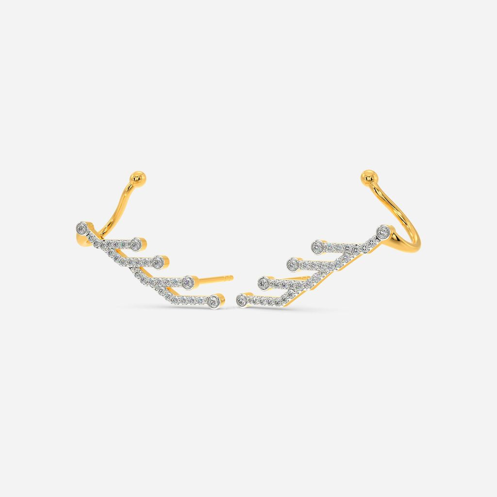 Stellar Cyber Diamond Earrings