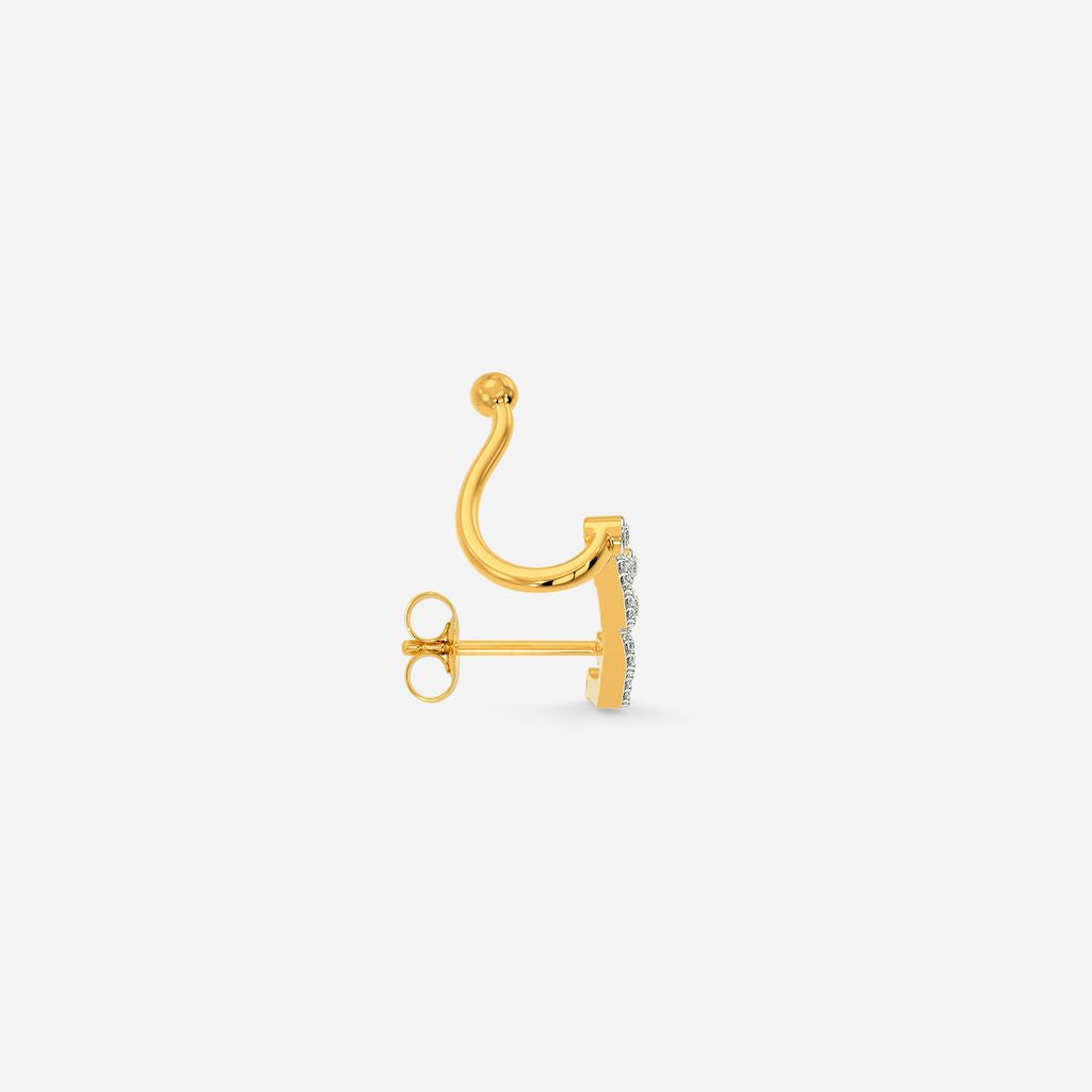 Stellar Cyber Diamond Earrings