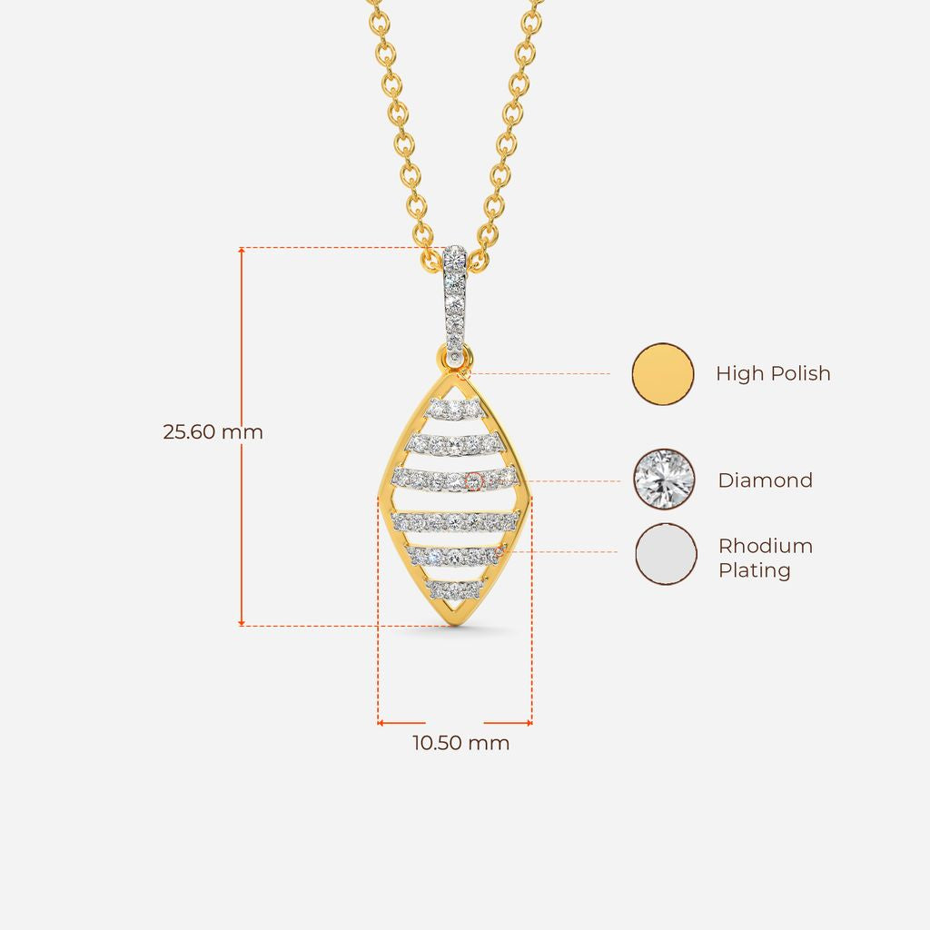 Puff it Up Diamond Pendants
