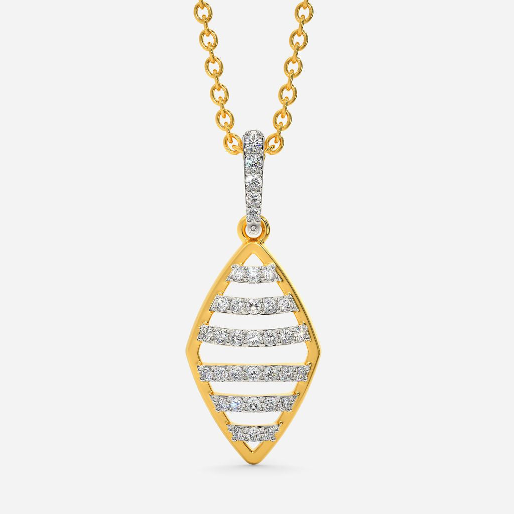 Puff it Up Diamond Pendants