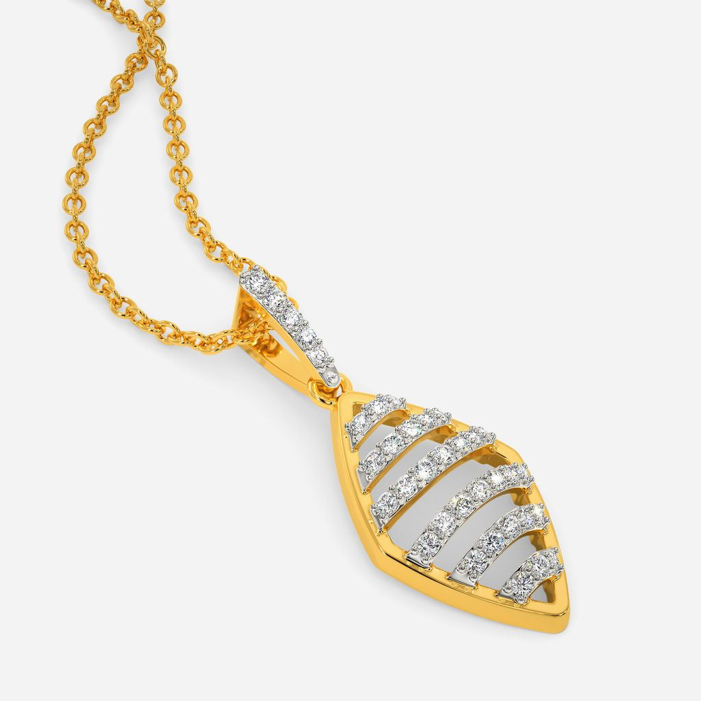 Puff it Up Diamond Pendants