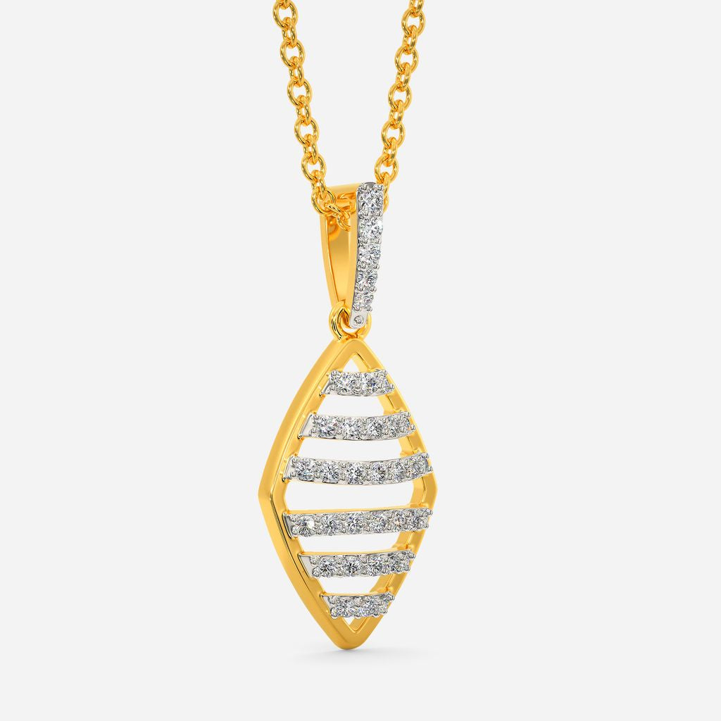 Puff it Up Diamond Pendants