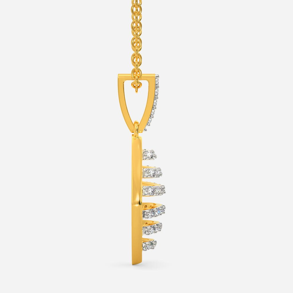Puff it Up Diamond Pendants