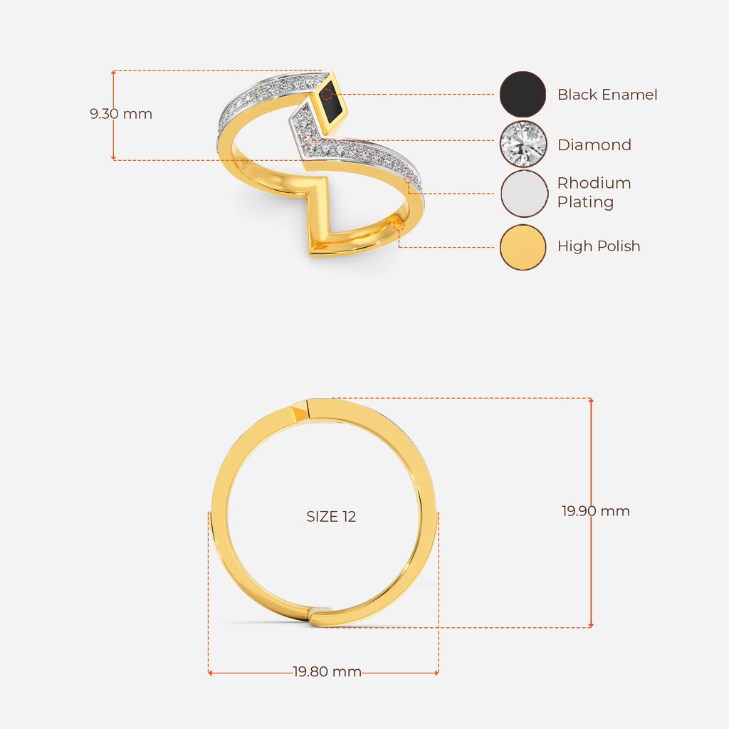 Slay in Stripe Diamond Rings