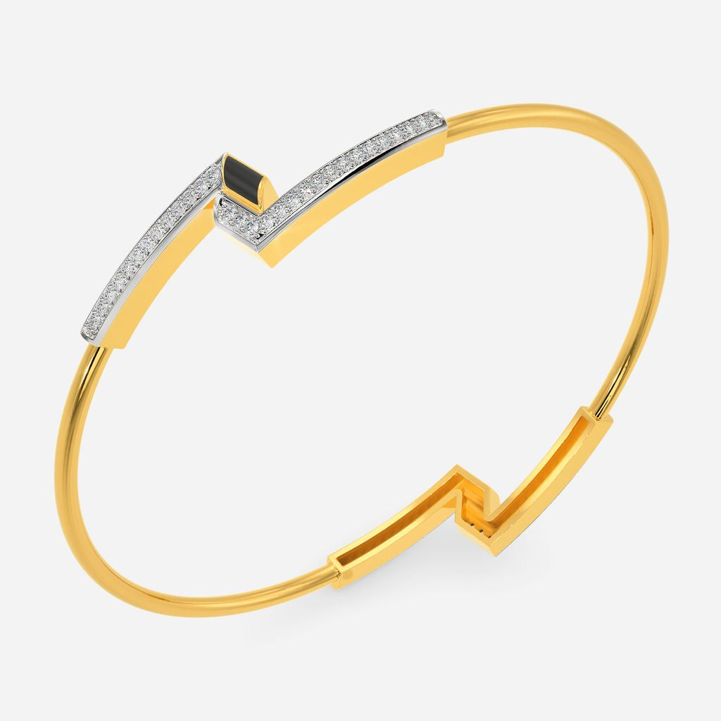 Slay in Stripe Diamond Bangles