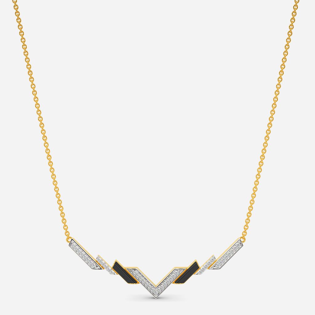 Stripe Tribe Diamond Necklaces