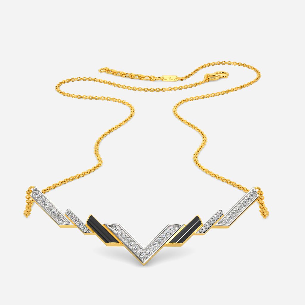 Stripe Tribe Diamond Necklaces