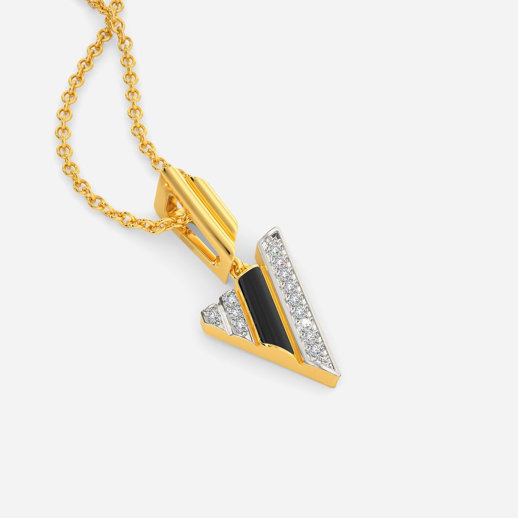 Stripe Tribe Diamond Pendants