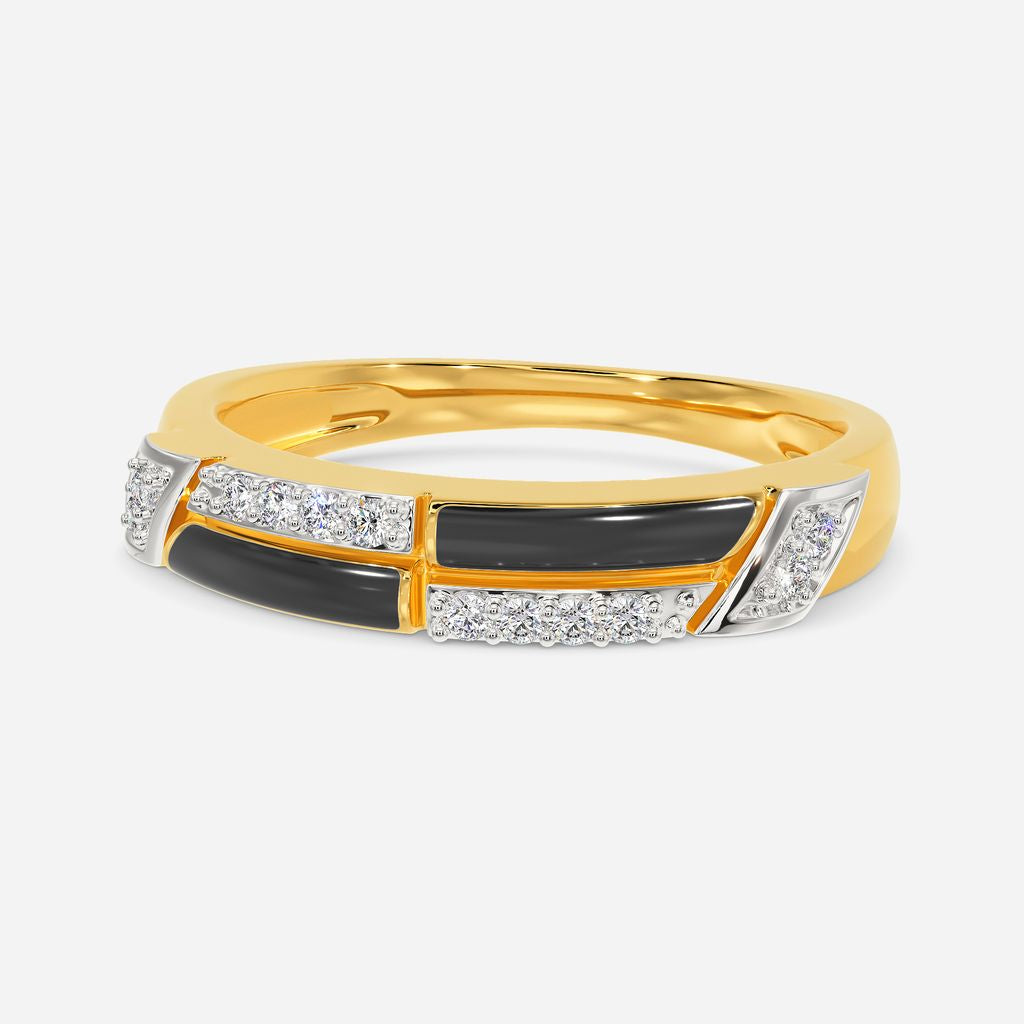 Time to Stripe Diamond Rings