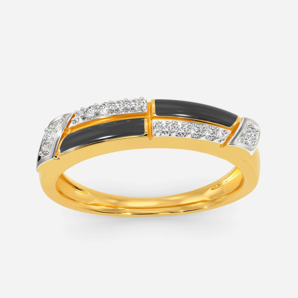 Time to Stripe Diamond Rings