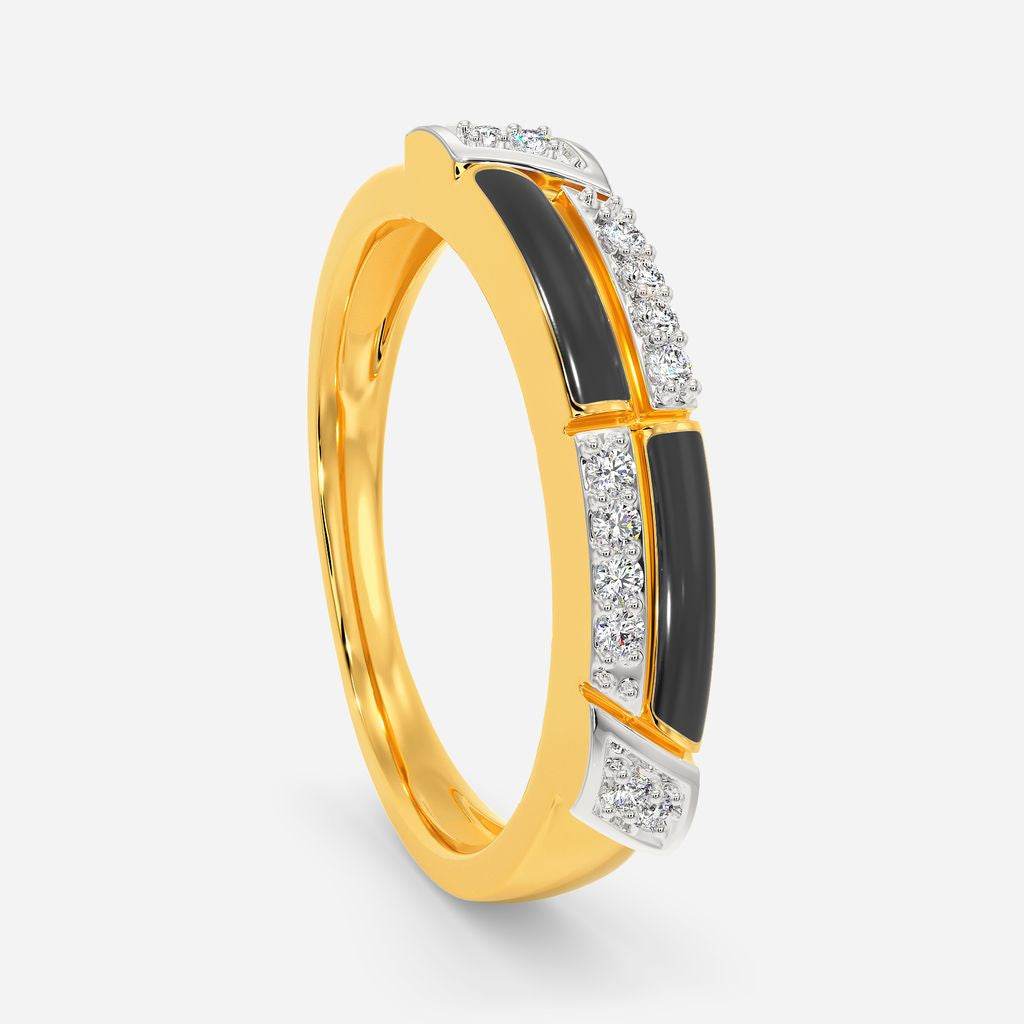 Time to Stripe Diamond Rings
