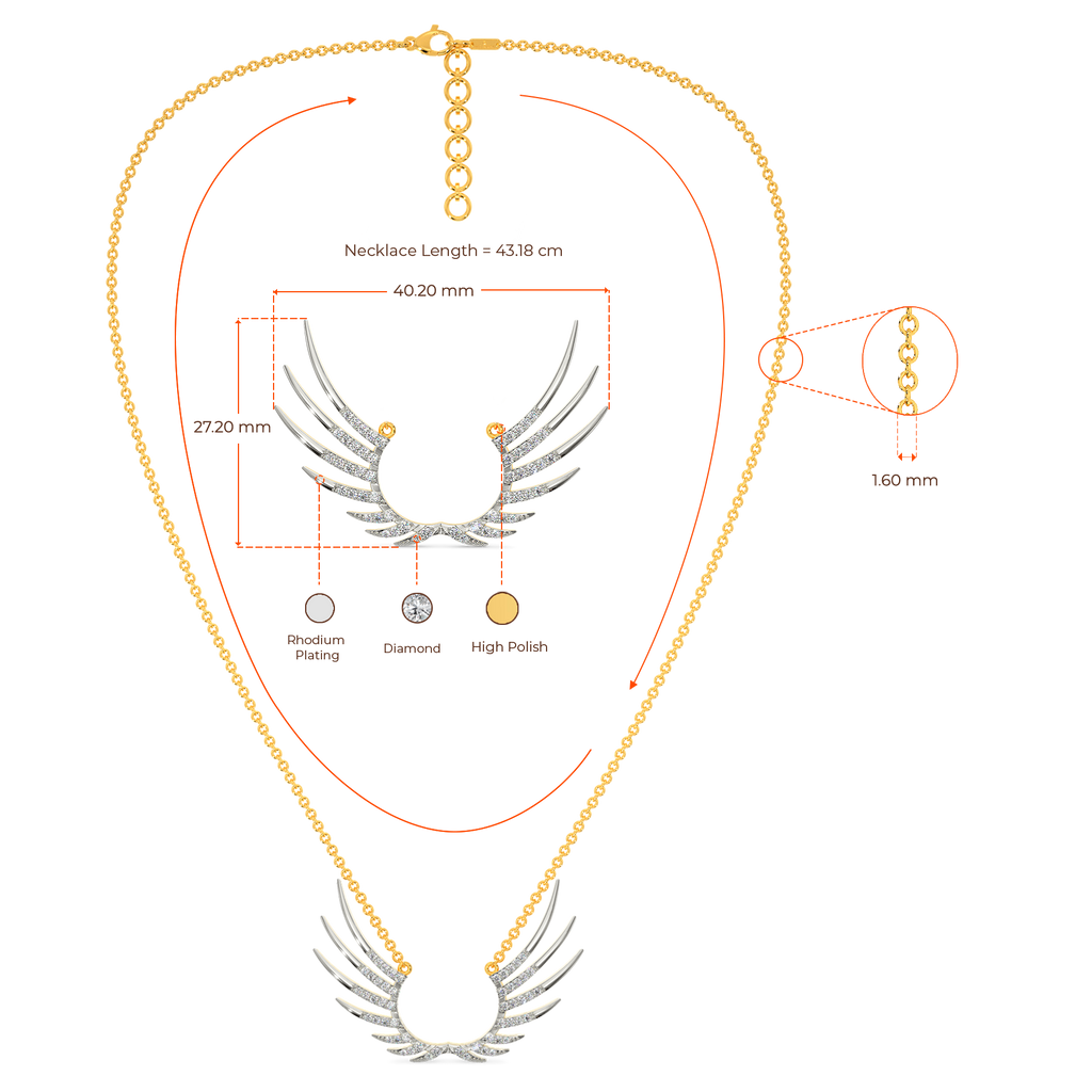 Feather Dream Diamond Necklaces
