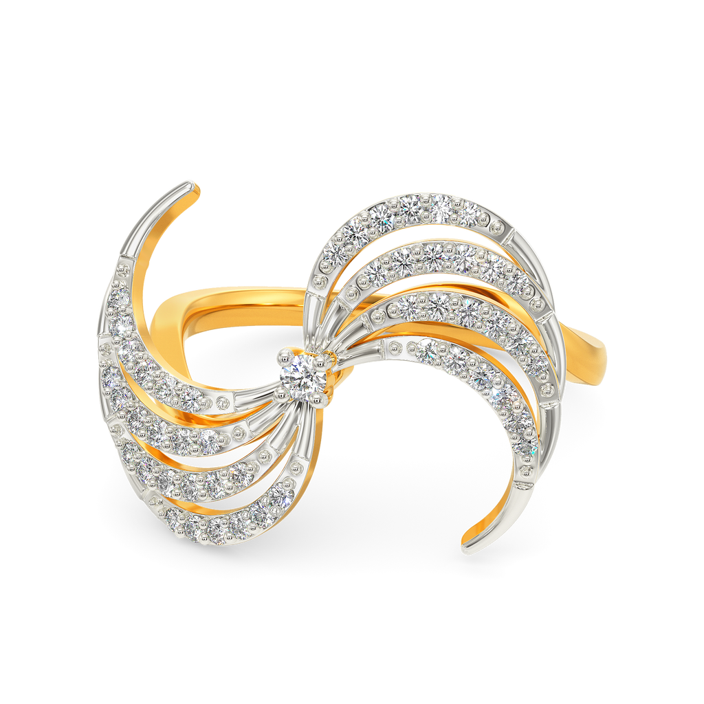 Frazzle Your Feathers Diamond Rings