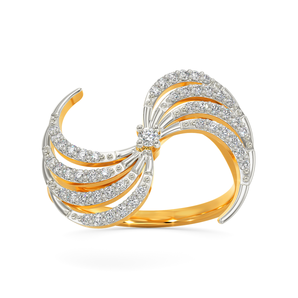 Frazzle Your Feathers Diamond Rings