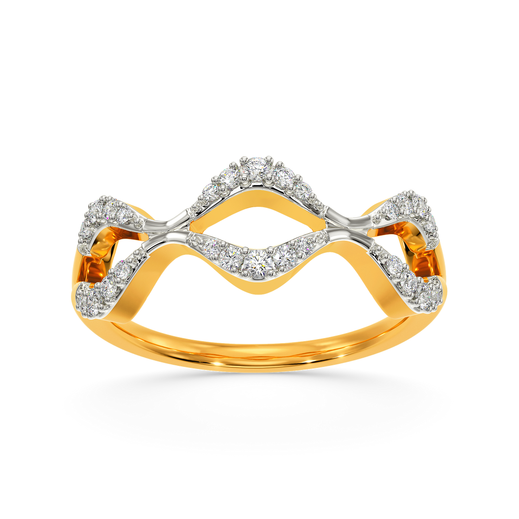 Lavish Swril Diamond Rings
