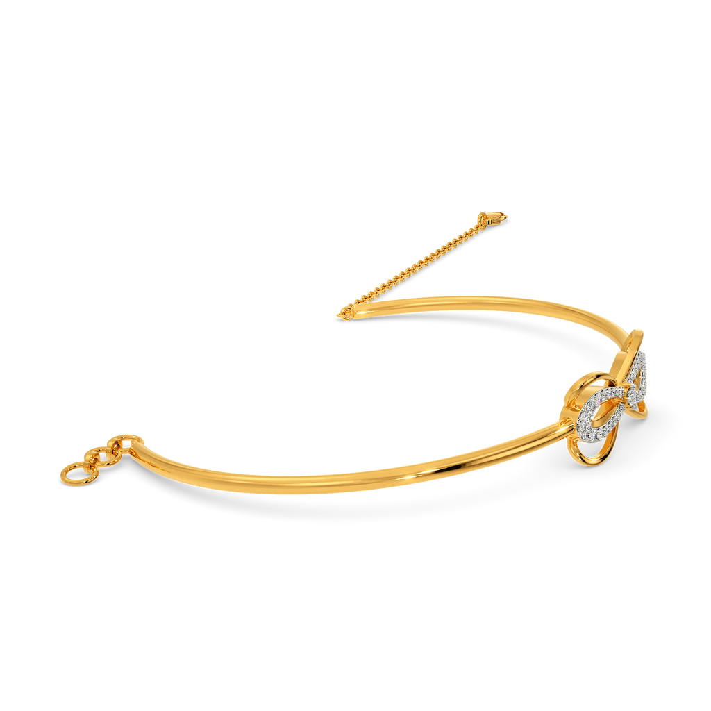 Dramatic Bounce Diamond Bangles