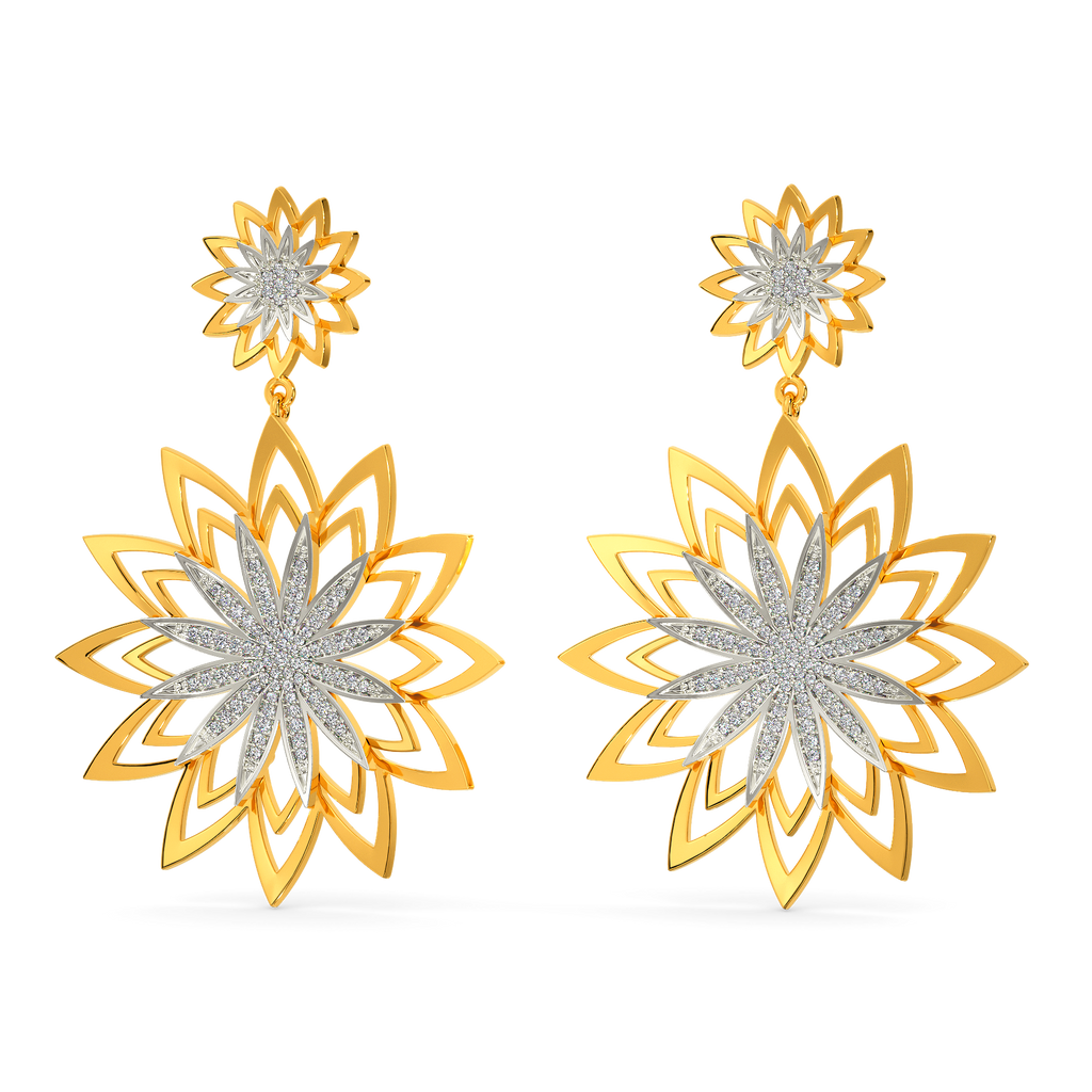 My Dahlia Diamond Earrings
