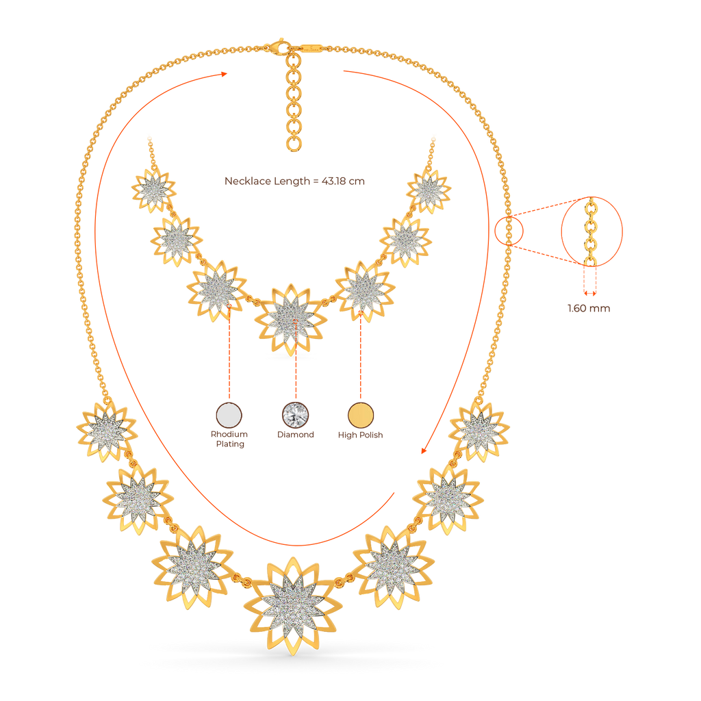 My Dahlia Diamond Necklaces