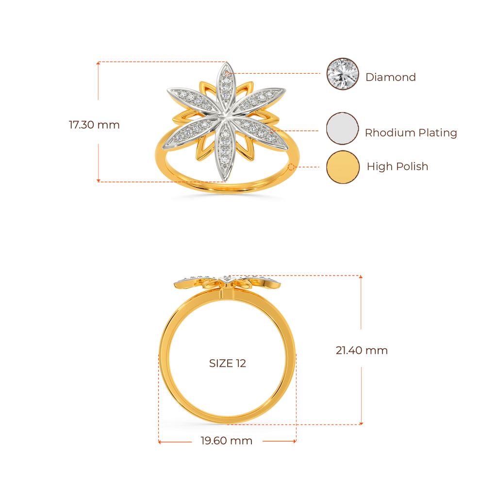 Jazzy Jasmine Diamond Rings