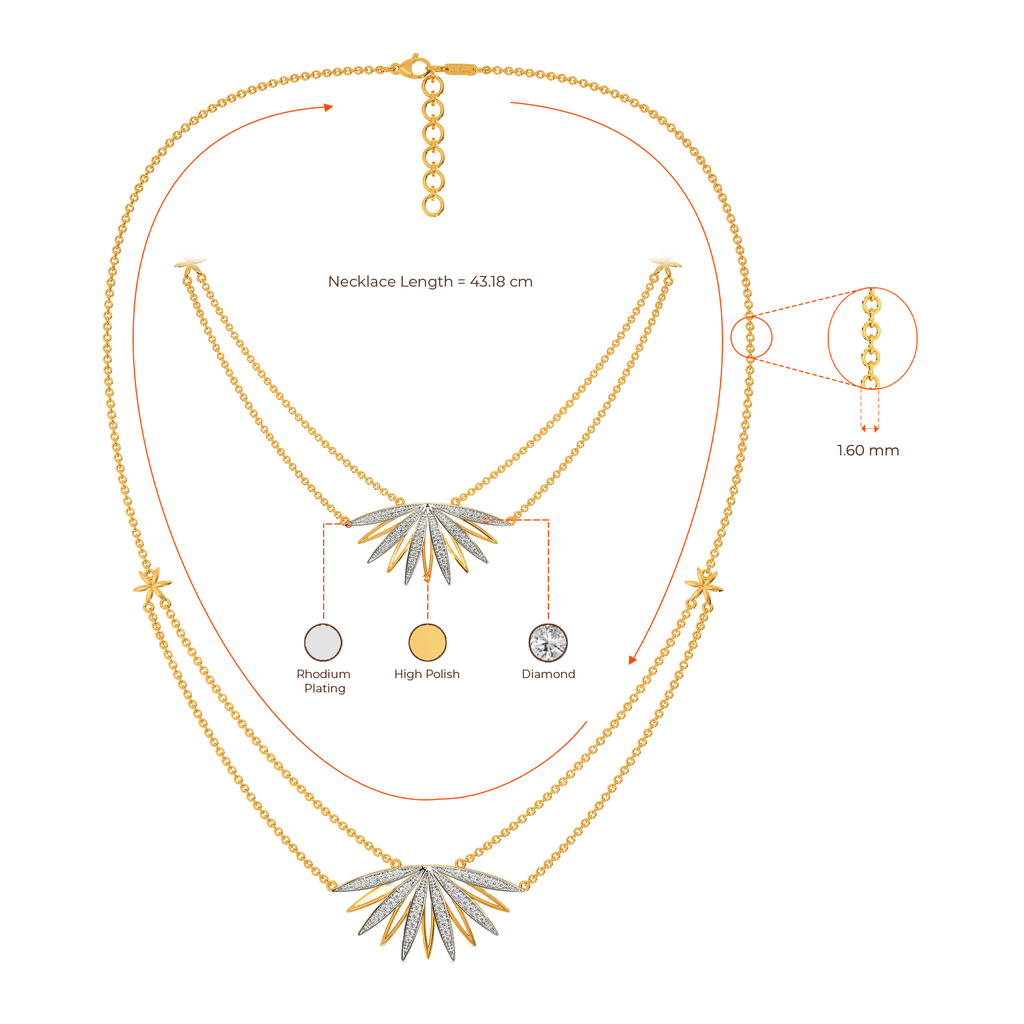Jazzy Jasmine Diamond Necklaces
