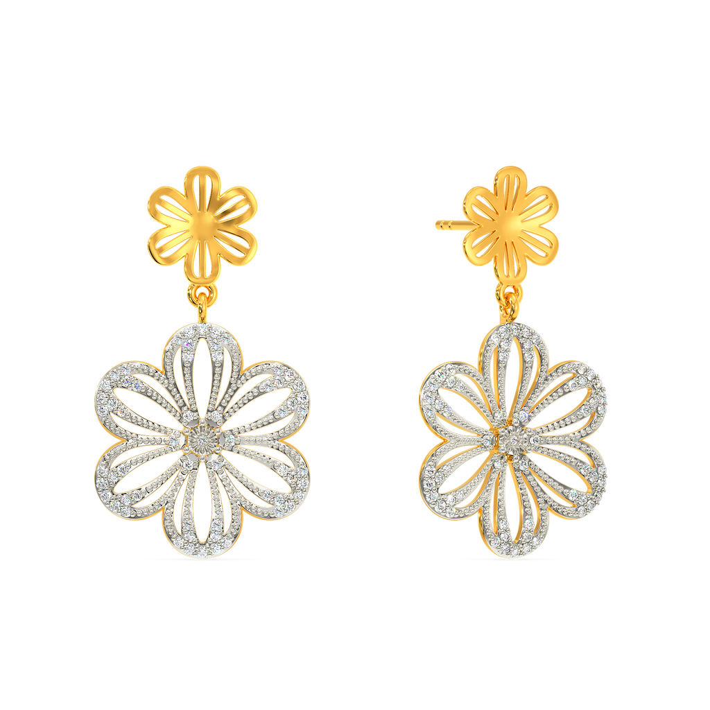 Hyacinth's Glory Diamond Earrings