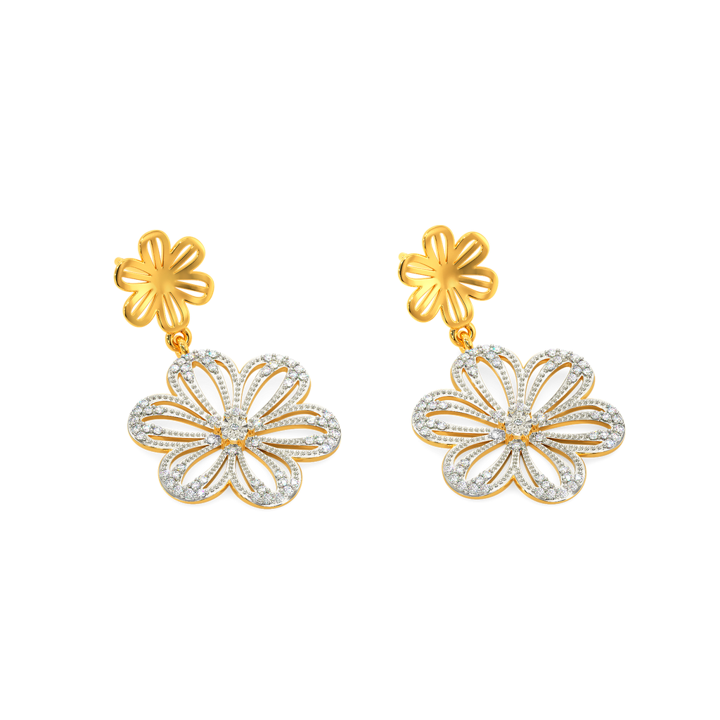 Hyacinth's Glory Diamond Earrings