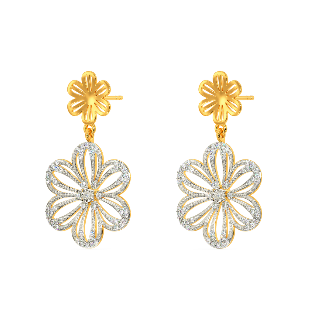 Hyacinth's Glory Diamond Earrings