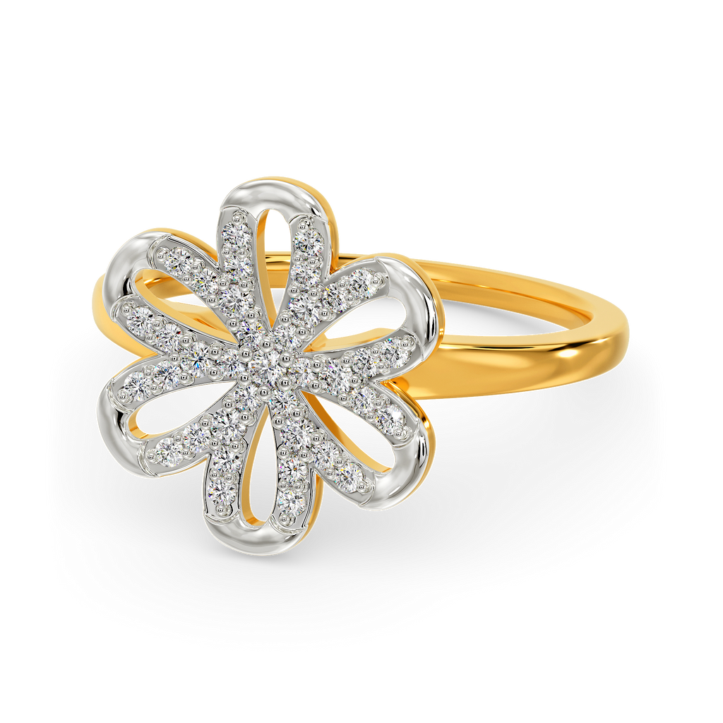 Hyacinth's Glory Diamond Rings