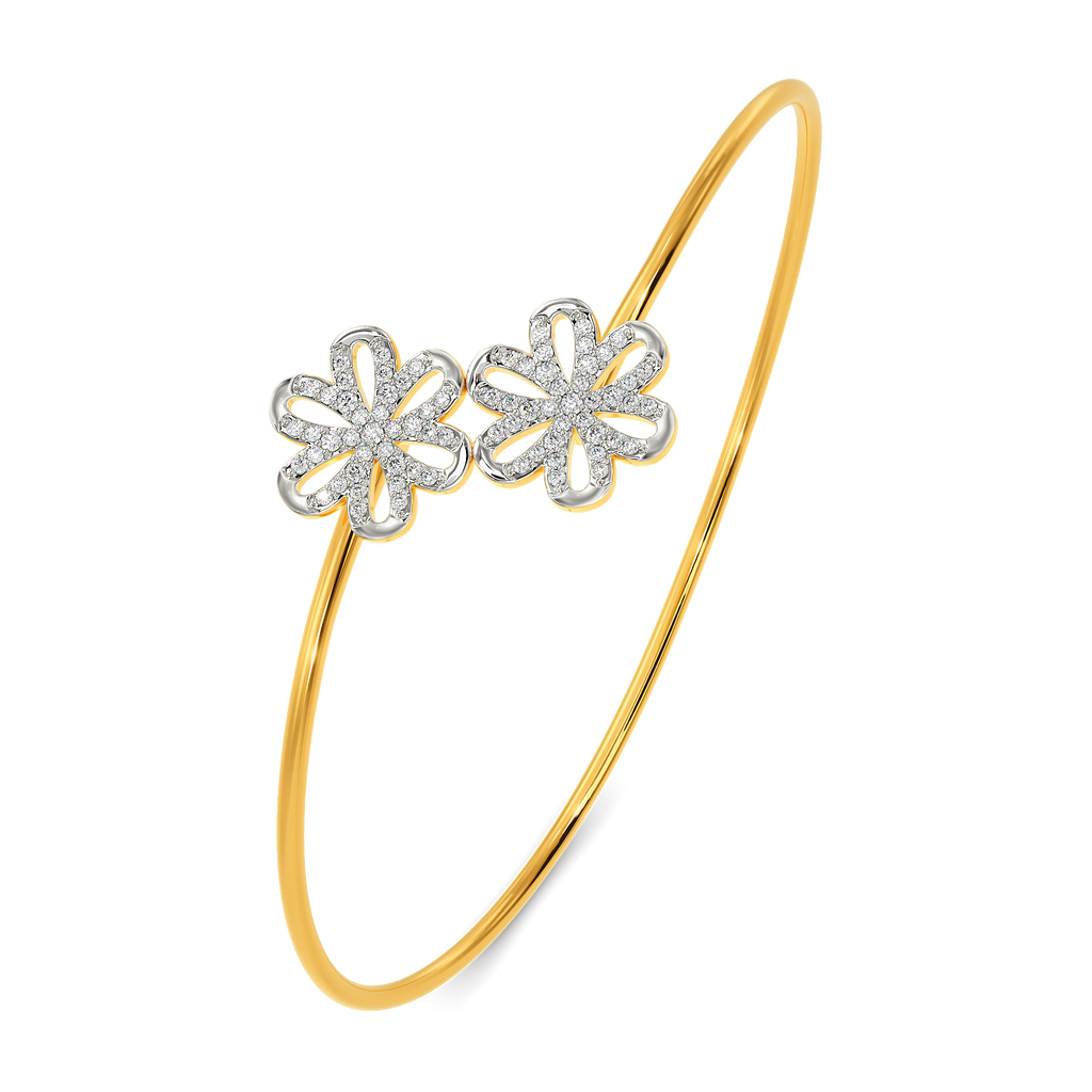 Hyacinth's Glory Diamond Bangles