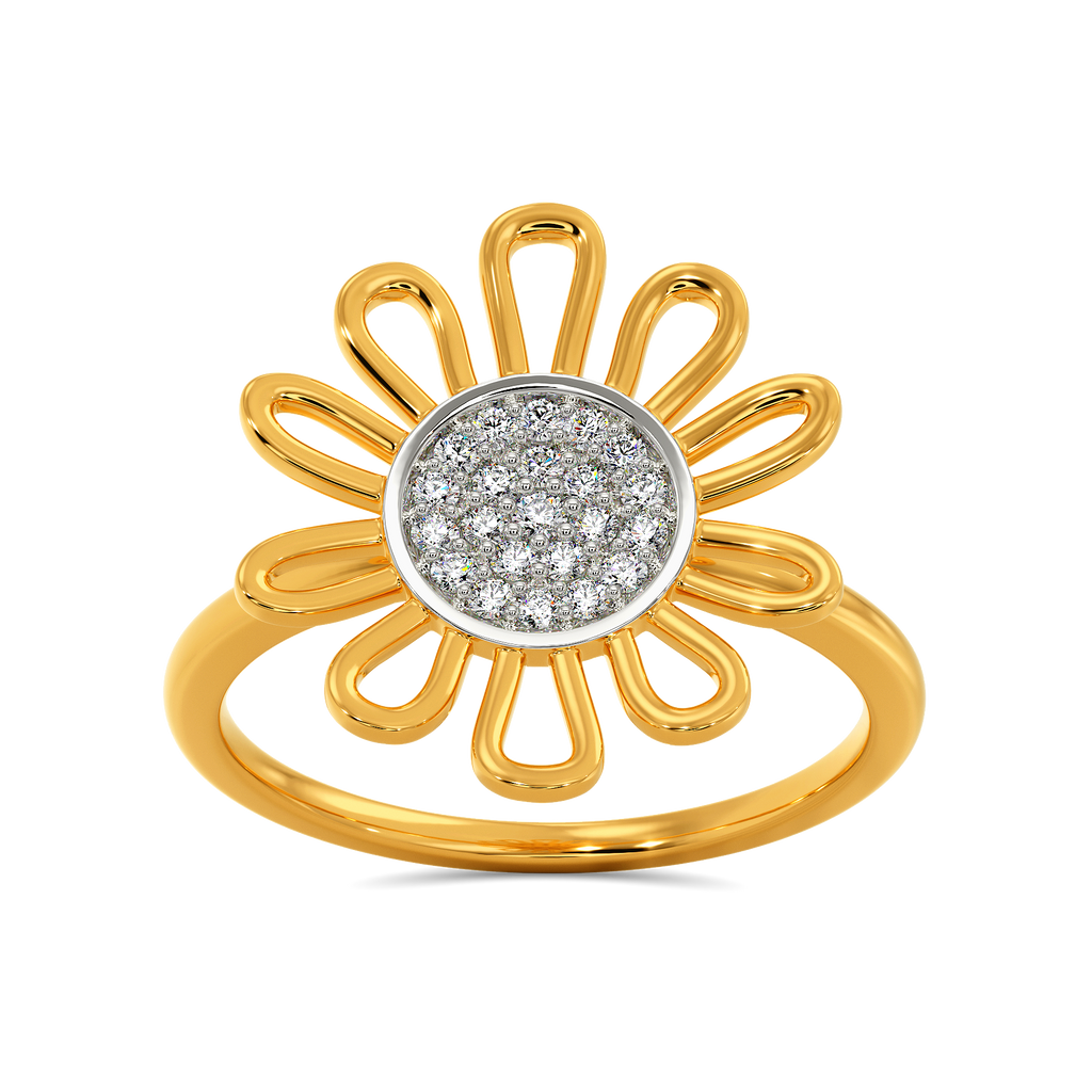 Sunflower Season Diamond Rings
