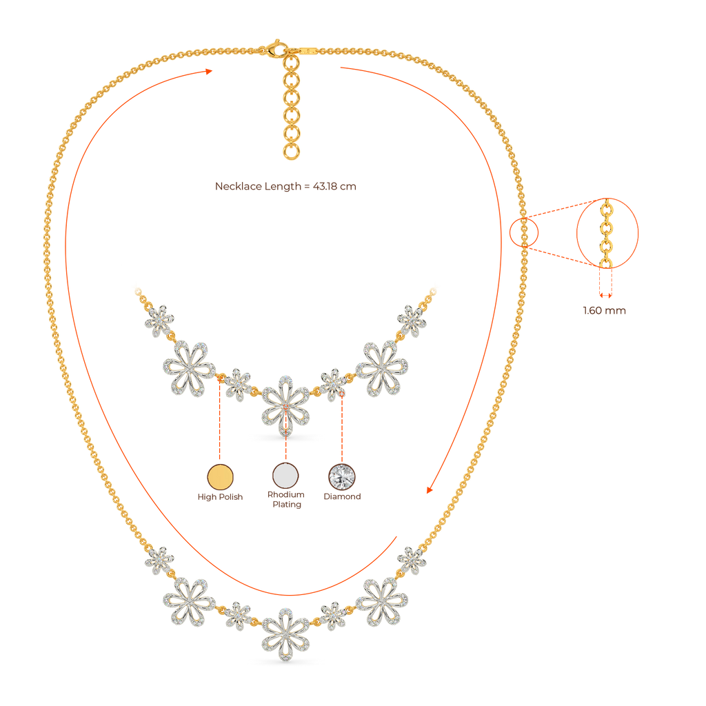 Perennial Bach Diamond Necklaces