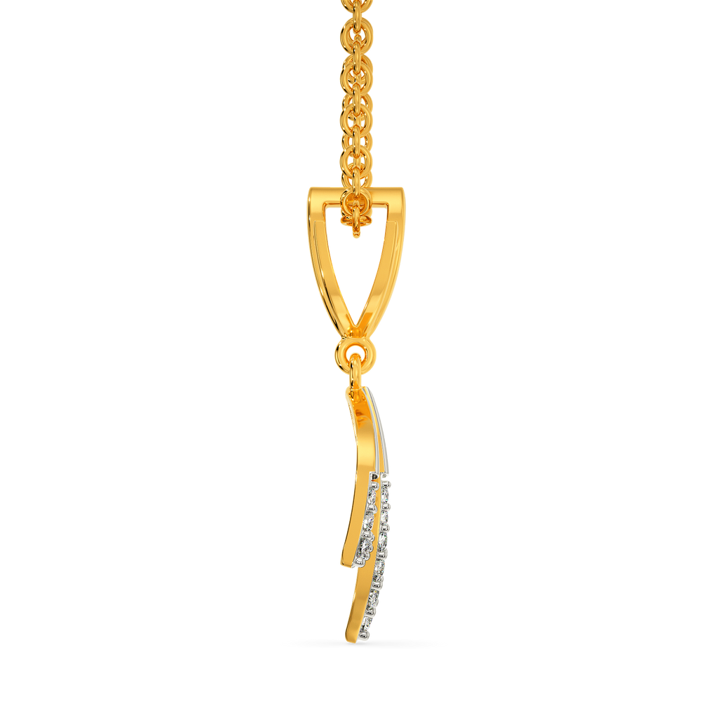 Tune Of The Lotus Diamond Pendants