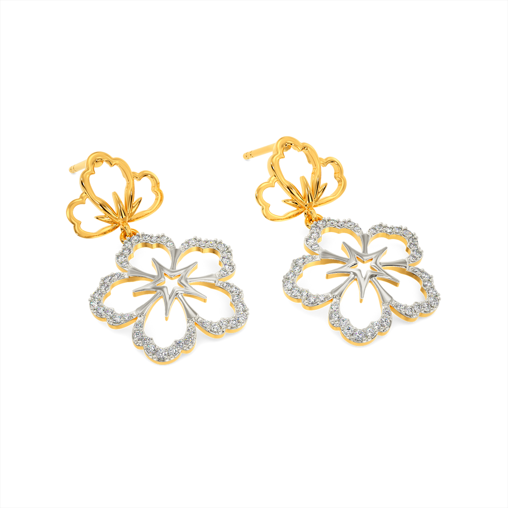 Vibin To Jamesia Diamond Earrings