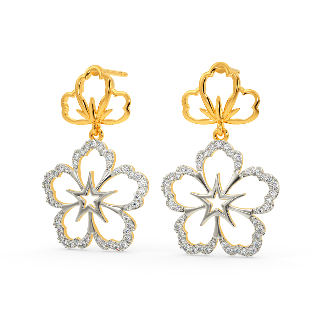 Vibin To Jamesia Diamond Earrings