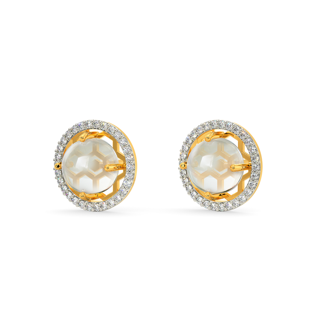 Glassy Whispers Diamond Earrings