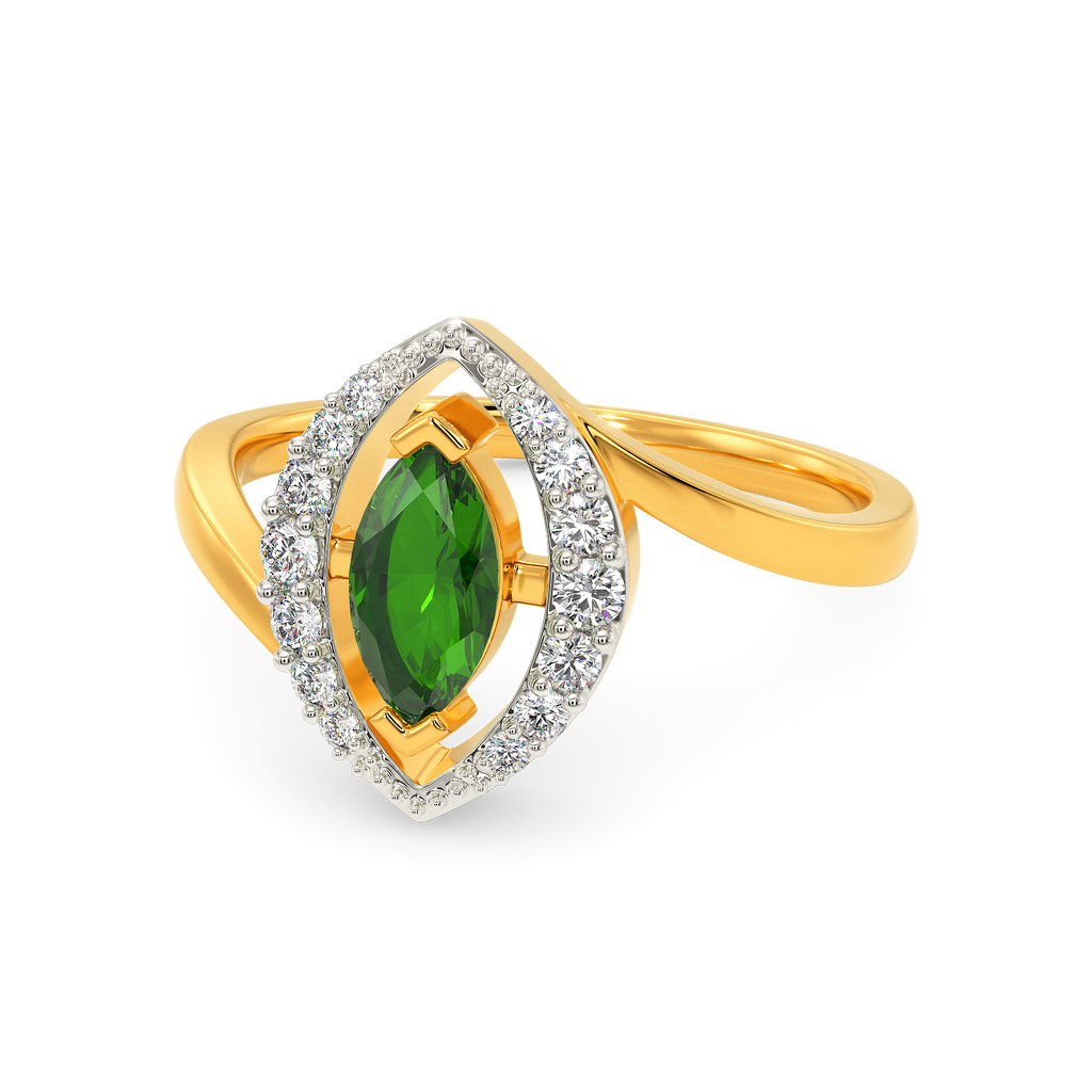 Green Bliss Diamond Rings