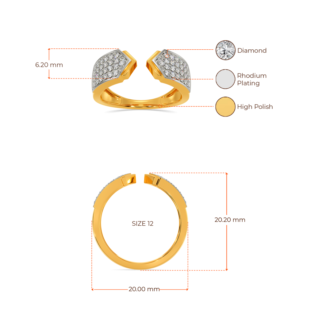 Unrestricted Diamond Rings